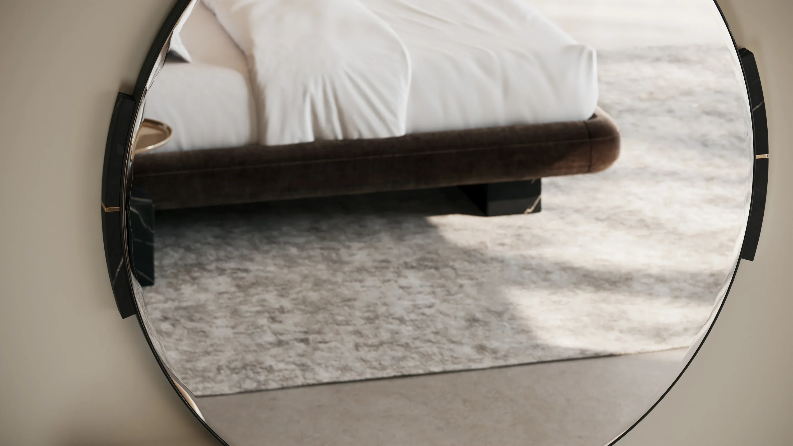 Overlap Wall Mirror Dark - Image 3