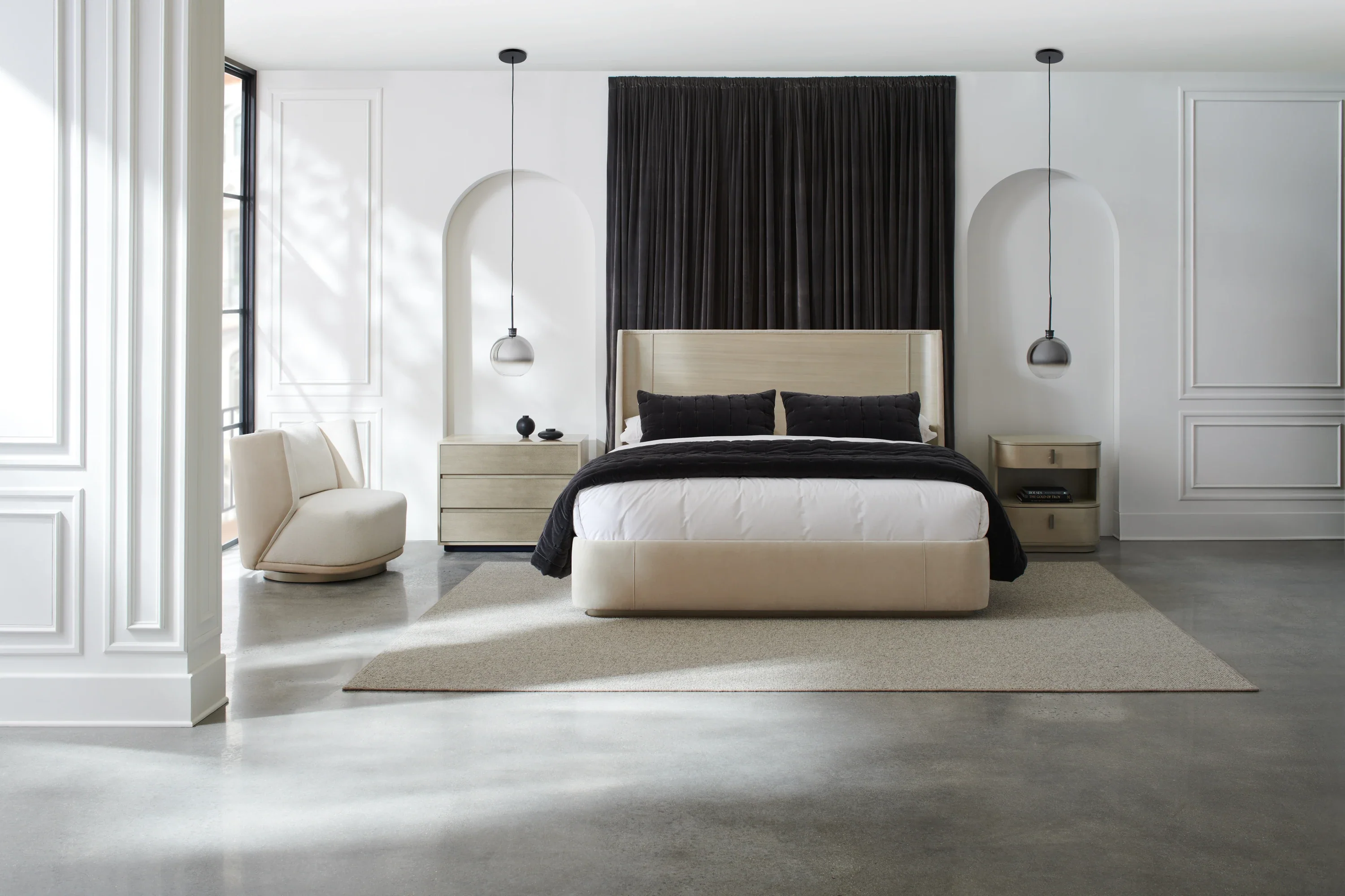 Da Vita Platform Bed - King - Image 3