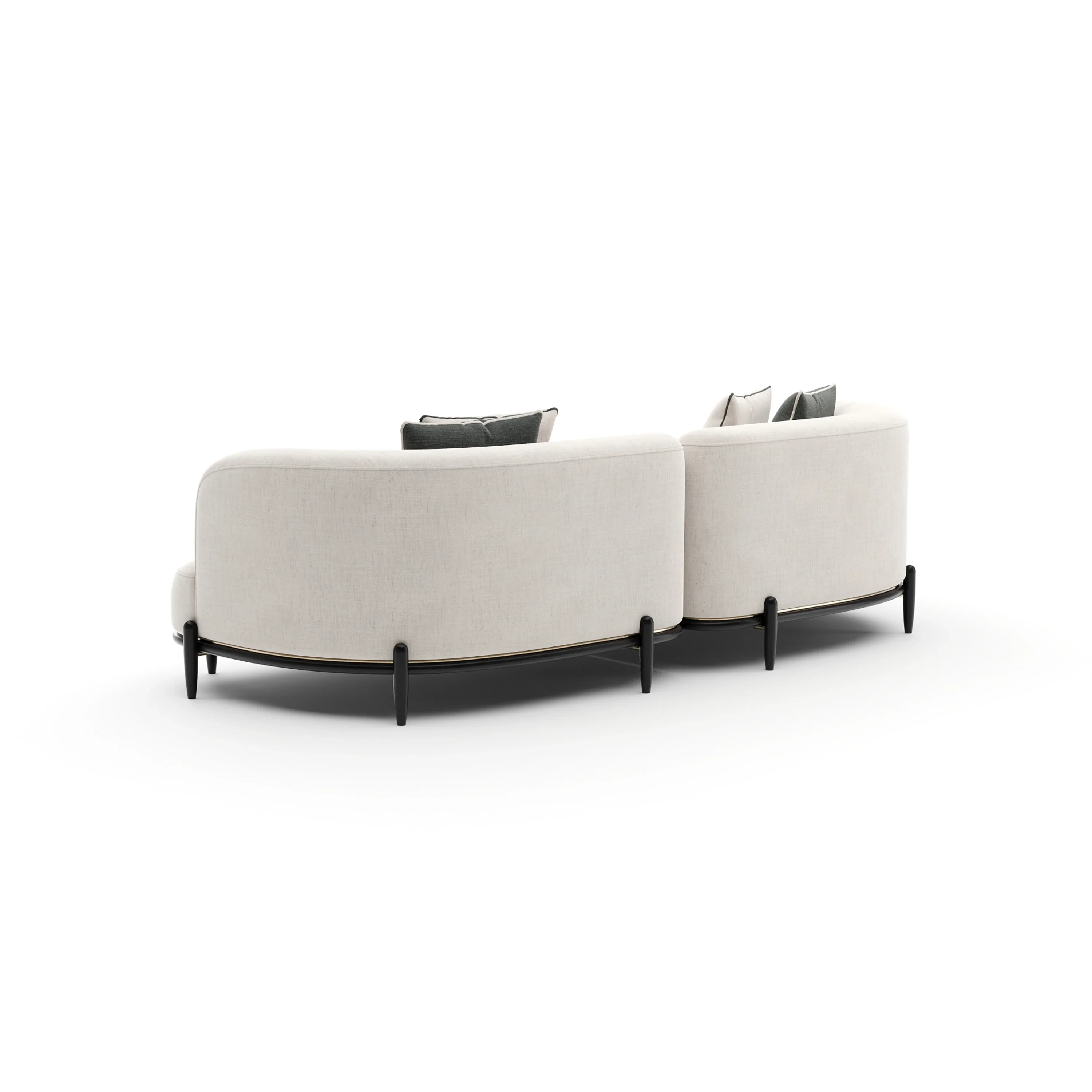 Madera Laf Small Chaise Sectional - Image 4