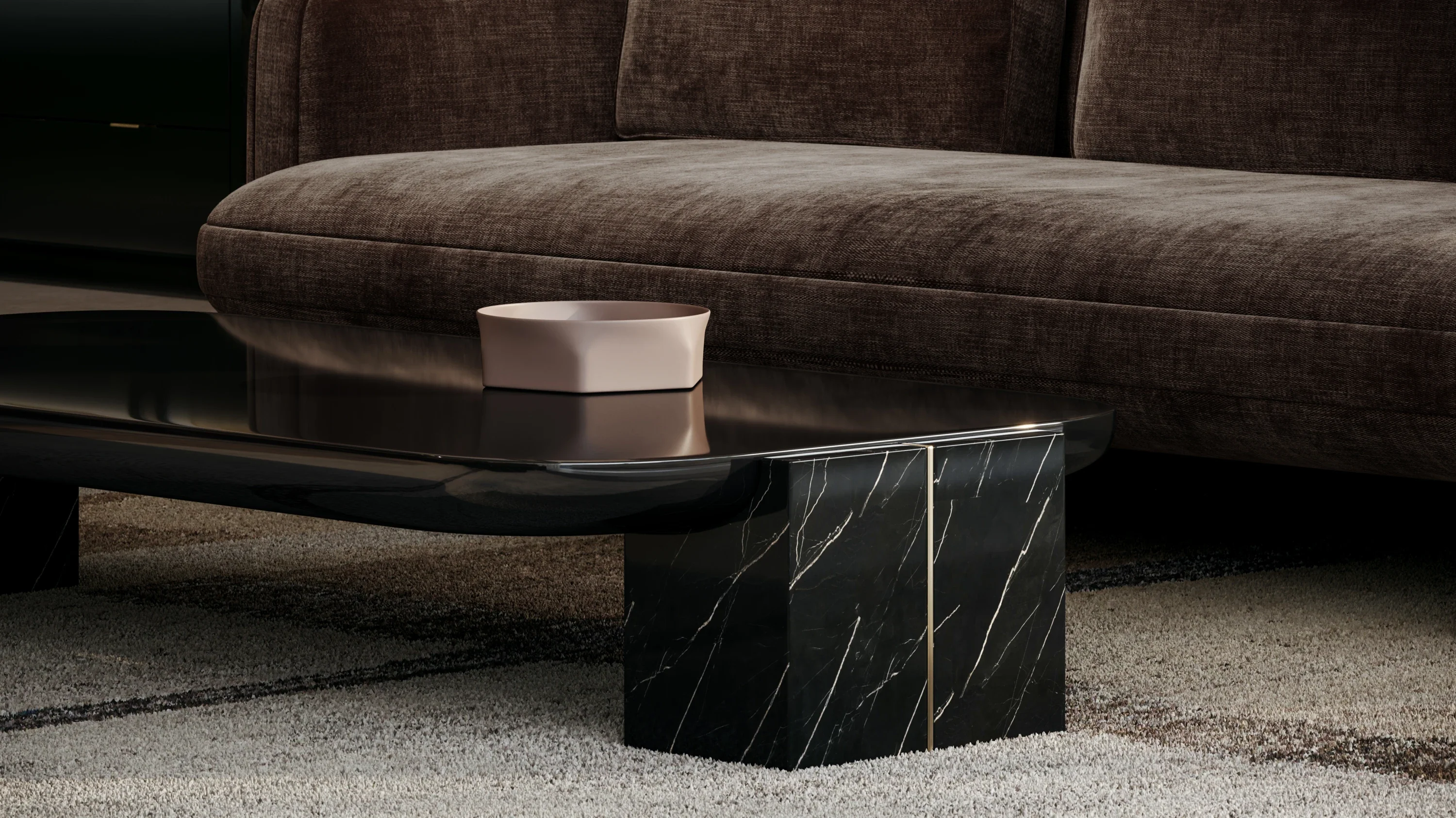 Overlap Rec Cocktail Table Dark - Image 4