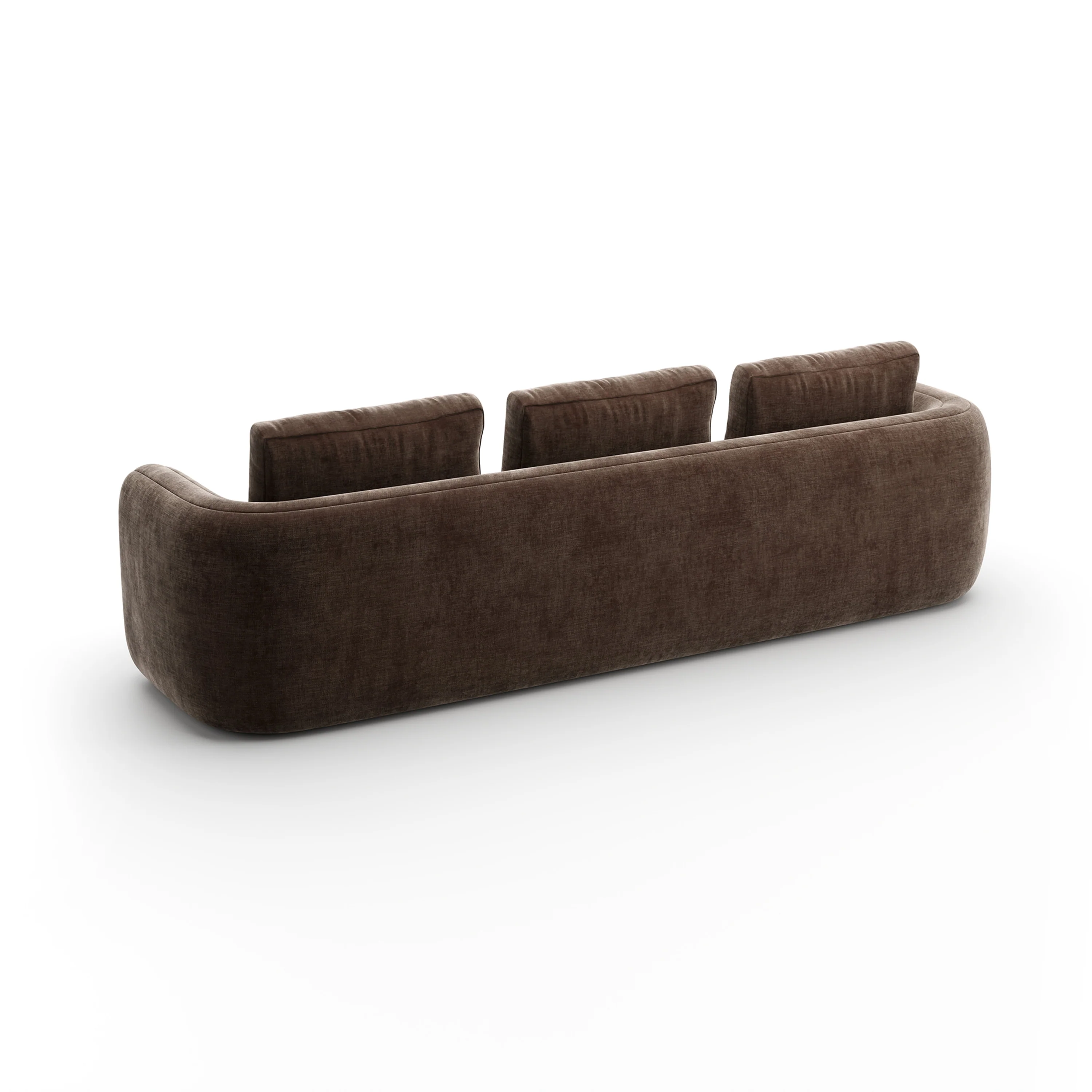 Overlap Sofa Dark Taupe - Image 7